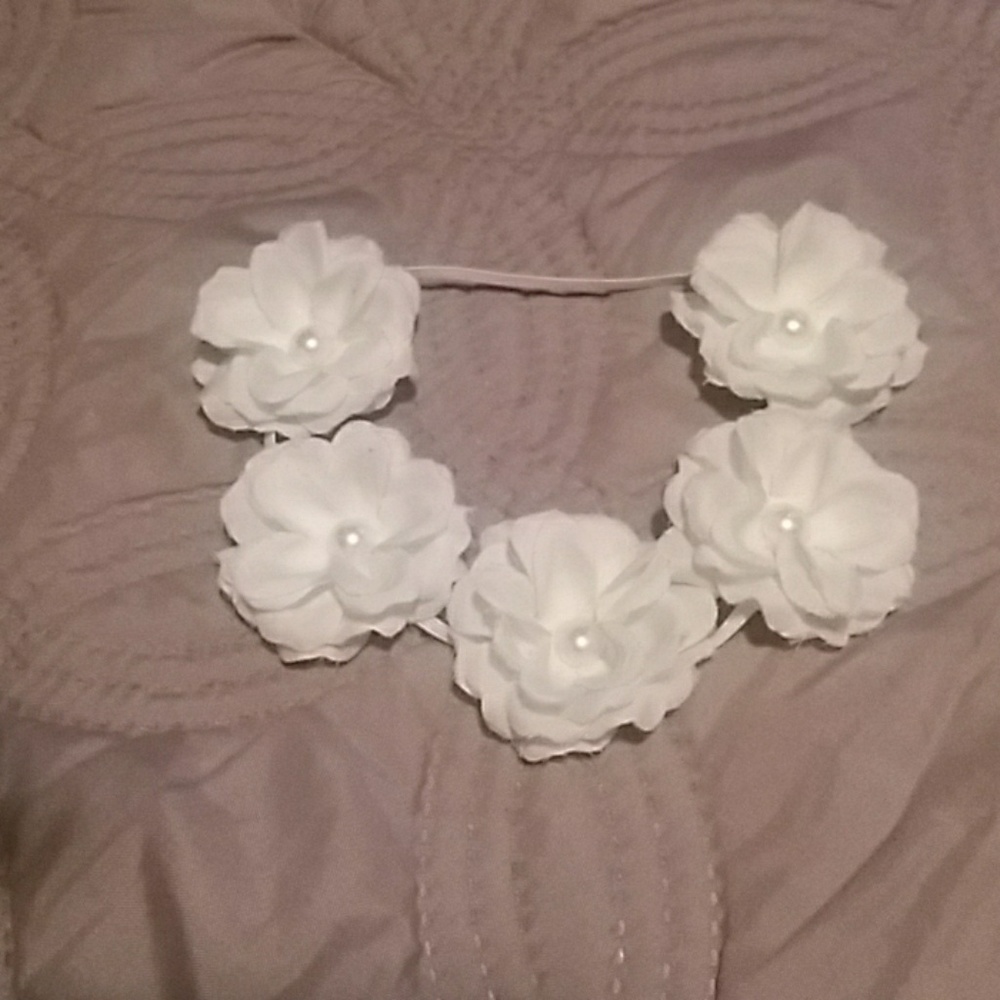 Baby flower crown headband